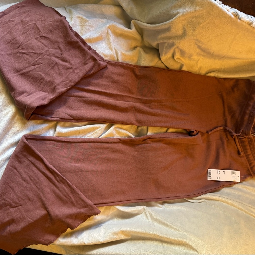 Out From Under… flare Brown Drawstring Pants